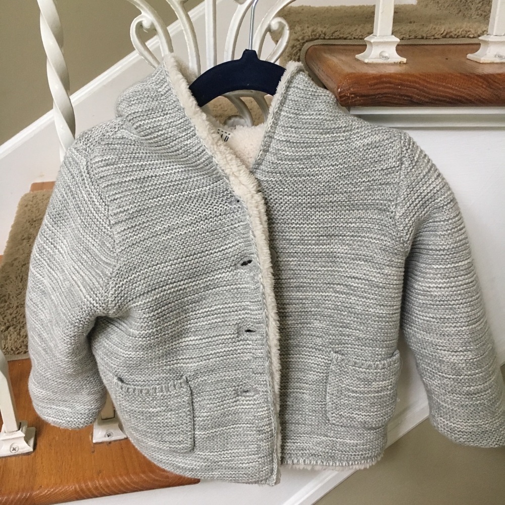 Baby Gap fleece hoodie sweater